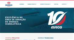 Desktop Screenshot of enebrasenergia.com.br
