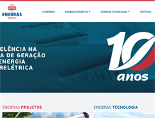 Tablet Screenshot of enebrasenergia.com.br